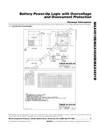 MAX4919BETD+T Datasheet Page 19