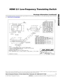 MAX4929EEEP+T Datasheet Page 13