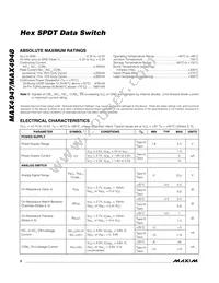 MAX4947ETG/GG8 Datasheet Page 2