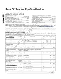 MAX4950CTO+T Datasheet Page 2