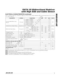 MAX4951AECTP+T Datasheet Page 3