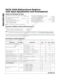 MAX4951BECTP+GH7 Datasheet Page 2