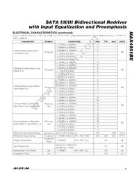 MAX4951BECTP+GH7 Datasheet Page 3