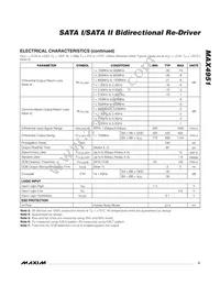 MAX4951CTP+T Datasheet Page 3