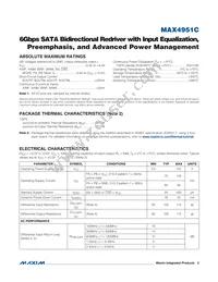 MAX4951CTP+TGH7 Datasheet Page 2