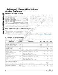 MAX4968CCM+T Datasheet Page 2