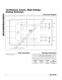 MAX4968ECM+T Datasheet Page 16