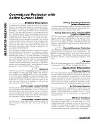 MAX4980ETA+T Datasheet Page 8