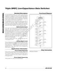 MAX4996LETG+T Datasheet Page 10
