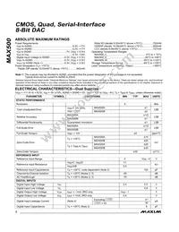MAX500BC/D Datasheet Page 2