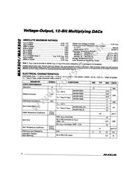 MAX502BCWG+T Datasheet Page 2