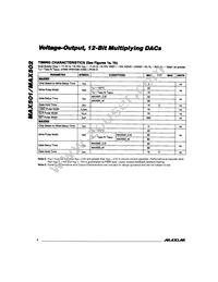 MAX502BCWG+T Datasheet Page 4