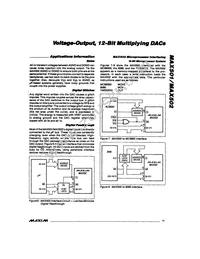MAX502BCWG+T Datasheet Page 11