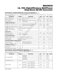 MAX5035EASA/V+T Datasheet Page 3