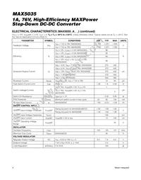 MAX5035EASA/V+T Datasheet Page 4