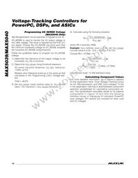 MAX5039EUA+T Datasheet Page 18