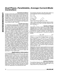 MAX5041EAI+T Datasheet Page 18