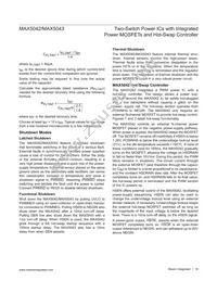 MAX5043ETN+T Datasheet Page 18