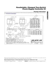 MAX5051AUI+T Datasheet Page 21