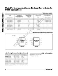 MAX5071CAUA-T Datasheet Page 20