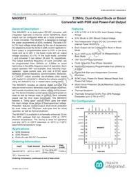 MAX5072ETJ+T Datasheet Cover