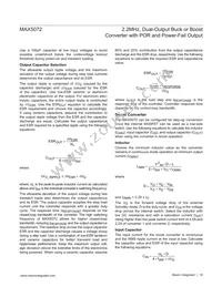 MAX5072ETJ+T Datasheet Page 19