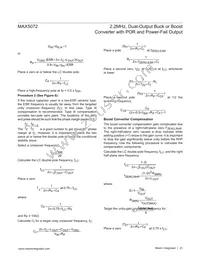 MAX5072ETJ+T Datasheet Page 23