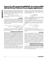 MAX5074AUP+T Datasheet Page 10