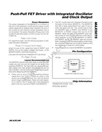 MAX5075CAUA-T Datasheet Page 7