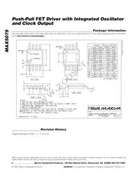 MAX5075CAUA-T Datasheet Page 8