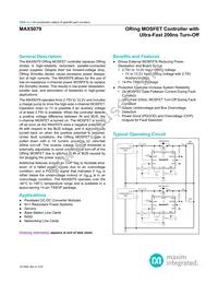 MAX5079EUD+T Datasheet Cover