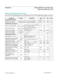 MAX5079EUD+T Datasheet Page 3