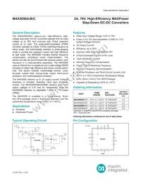MAX5090CATE/GG8 Datasheet Cover