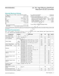 MAX5090CATE/GG8 Datasheet Page 2