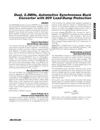 MAX5099ATJ+T Datasheet Page 15