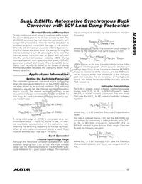 MAX5099ATJ+T Datasheet Page 17