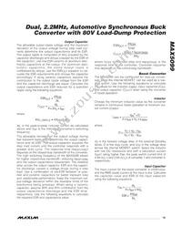 MAX5099ATJ+T Datasheet Page 19