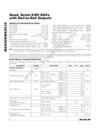 MAX509AEAP+T Datasheet Page 2