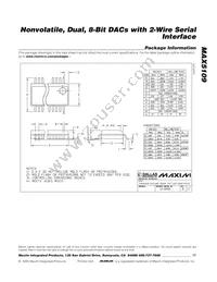 MAX5109EEE+ Datasheet Page 17