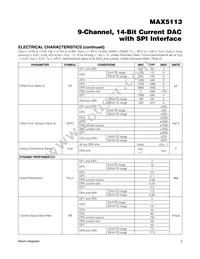 MAX5113GWX+T Datasheet Page 3