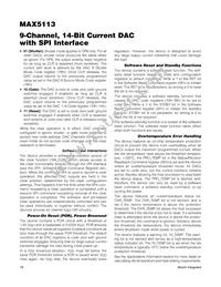 MAX5113GWX+T Datasheet Page 18