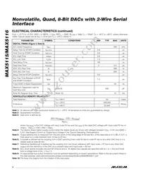 MAX5115EEP+T Datasheet Page 4
