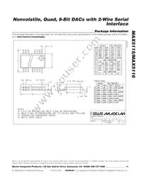 MAX5115EEP+T Datasheet Page 19