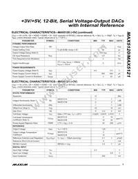 MAX5120AEEE+T Datasheet Page 3