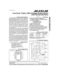 MAX512CSD+G002 Datasheet Cover