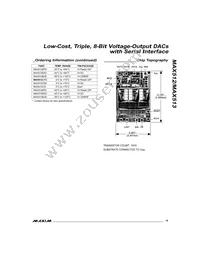 MAX512CSD+G002 Datasheet Page 15