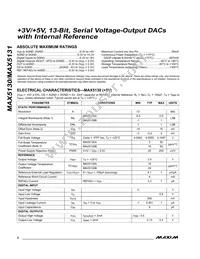 MAX5130BEEE+T Datasheet Page 2