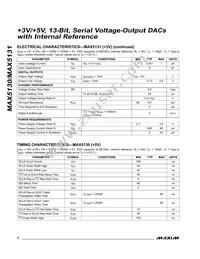 MAX5130BEEE+T Datasheet Page 4