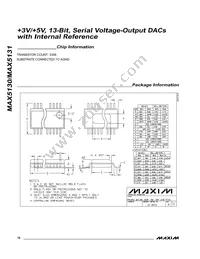 MAX5130BEEE+T Datasheet Page 18