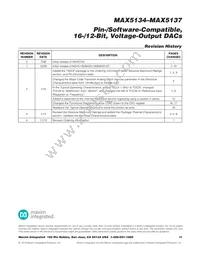 MAX5134AGUE+T Datasheet Page 19